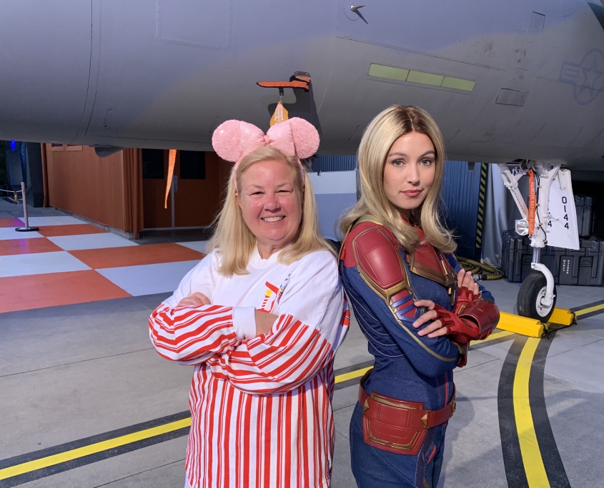 Meeting Marvel Characters at Disneyland